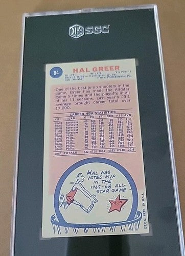 1969-70 Topps #84 Hal Greer SGC 4.5