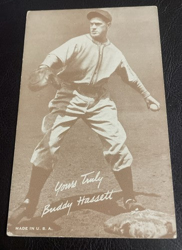 1939-46 Salutation Exhibits Buddy Hassett VG/EX
