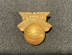 1933 Basketball Chicago American Tournament Charm PinBack. 3/4" size