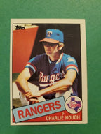 1985 Topps Blank Back Charlie Hough Texas Rangers