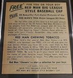 1954 Red Man Monte Irvin With Tab  NL-5 Giants HOF SGC 6.5  EX/Mt+