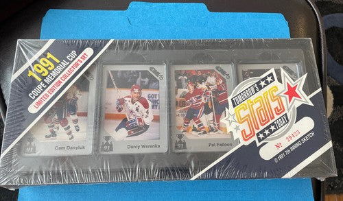 1991 MEMORIAL CUP LIMITED EDITION COLLECTORS'S HOCKEY CARD SET Sealed  Mint