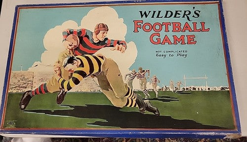 1920s WILDERS FOOTBALL BOARD GAME GREAT GRAPHICS