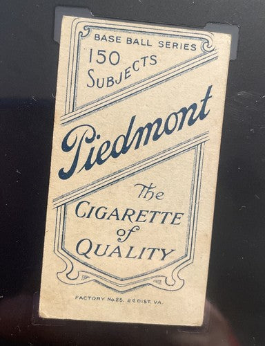 T206 Jimmy Williams 1909 Piedmont 150 SGC 2 Looks Better