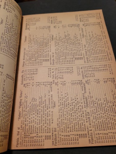 1940 NFL and College Football What's What in Football Yearbook 10/21