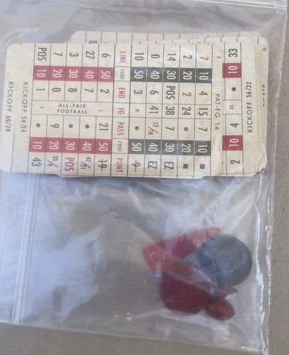 Vintage 1946 All-Fair Football Game In Original box Complete