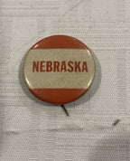 1940s - 1950s NEBRASKA University football 1 1/4” pinback button