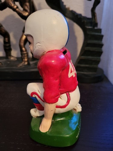 Vintage 1974 Sears & Roebuck Football Player Bank #40 NFL  7-1/2" tall