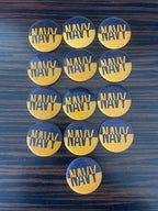 Navy  Football Lot of 13 Vintage  1930s Buttons 1 .75 inches