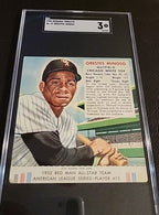 1952 RED MAN WITH TAB Minnie Minoso Chicago White Sox AL-#15 Rookie Card  SGC 3