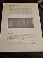1962 Doug Camilli L.A. Dodgers  8.5” x 11” Union 76 Print