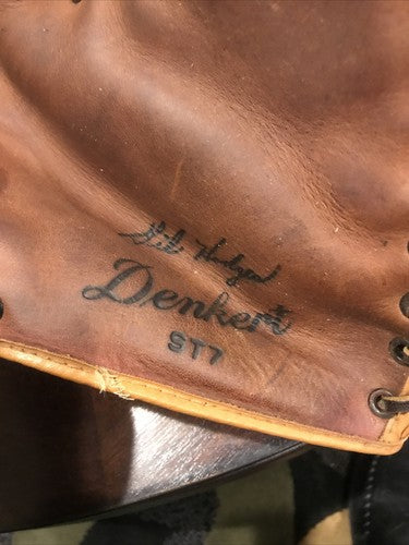 Gil Hodges Denkert First Baseman Trapper Model ST7 Mitt In Original Box 1950’s