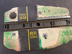 HO Scale Railroad Crossing Damaged Missing Parts Track Stop R/R Platform #C