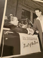 Ted Williams, Ed Sullivan 1950’s Original Baseball  Photo 8x10
