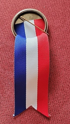 Satchel Paige Vintage 1940's 1.75" LARGE  Pinback Button w/glove-ribbon NRMINT