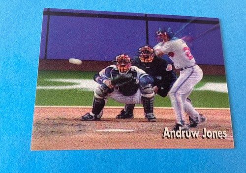 1998-99 Upper Deck Oversized 3D Motion Card Andruw Jones Atlanta Braves MLB