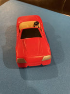 Vintage DC Comic Burger King Kids Club Meal Toy 1997 Red Convertible Car