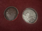 Washington Redskins 1950s NFL Football size 1.75” button No Pin Lot of 2