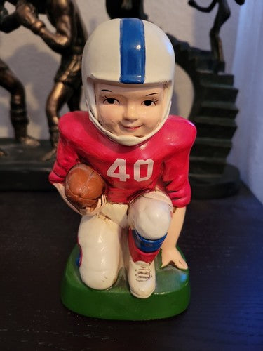 Vintage 1974 Sears & Roebuck Football Player Bank #40 NFL  7-1/2" tall
