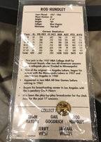 LOS ANGELES LAKERS ROD HUNDLEY LAKERS LEGENDS CHEVRON COLLECTORS PIN