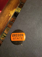 Oregon STATE football larger size 1.75” pinback button 1940s-1950s