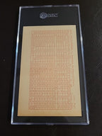 1963 Willie Mays Exhibits SGC 6.5 Red Stats on Back