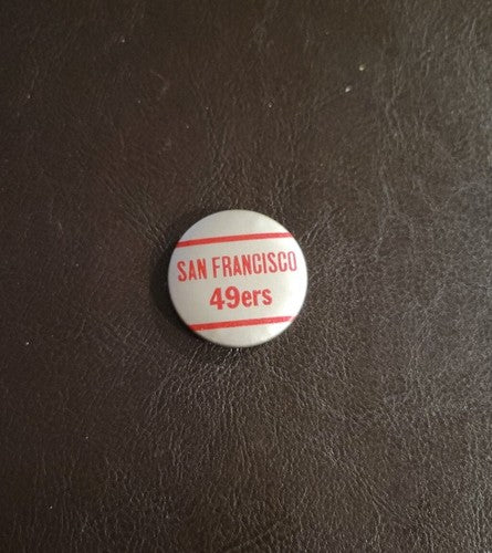 ￼ San Francisco 49ers Vintage  1950s Pin 1 1/4” inches