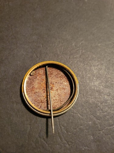 1940s - 1950s Montana football larger size 1.75” pinback button Rare Issue