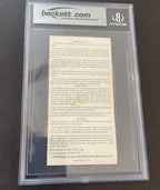 1990 MLB All Star Game Ticket Stub Randy Johnson Ken Griffey ASG First  BGS 4