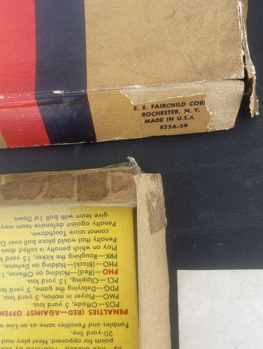 Vintage 1950s All-Fair Football Game In Original box .