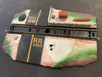 HO Scale Railroad Crossing Damaged Missing Parts Track Stop R/R Platform