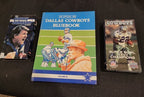 The Official 1981 Dallas Cowboys Bluebook Volume II Hardcover Book + 2 VHS Tapes