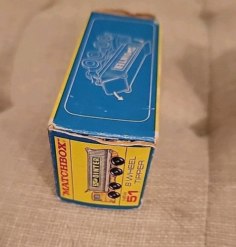 Matchbox Lesney Vintage #51  Wheel Tipper in Original Crisp MIB