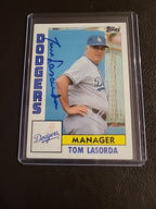 1984 Topps Tom Lasorda #681 Autographed Signed Dodgers Card with JSA COA