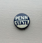 Vintage 1940's Penn State  Football Pin Back Button 1 1/2"