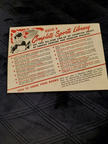 Want to be a Basketball Champion By Carl Nordly & Dave Macmillan 1945 Near Mint