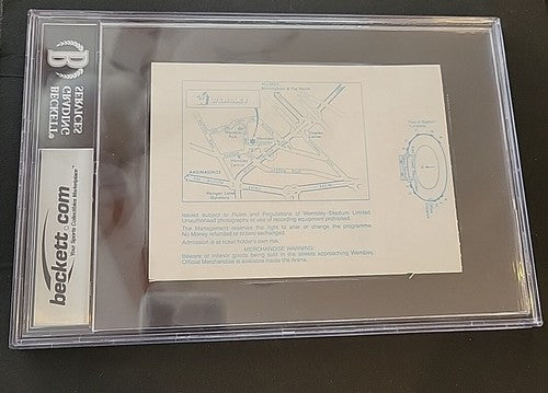 MIKE TYSON VS FRANK BRUNO PHANTOM FULL TICKET 9/3/1988 WEMBLEY STADIUM BGS 7