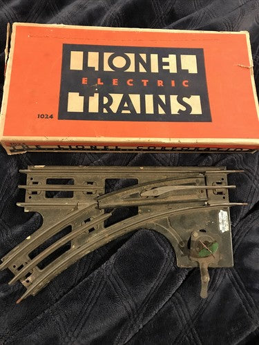 Lionel No. 1024 Manual Switch In Box -1 Item