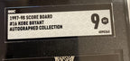 1997-98 Scoreboard KOBE BRYANT Silver Signature #16 - SGC 9 MINT