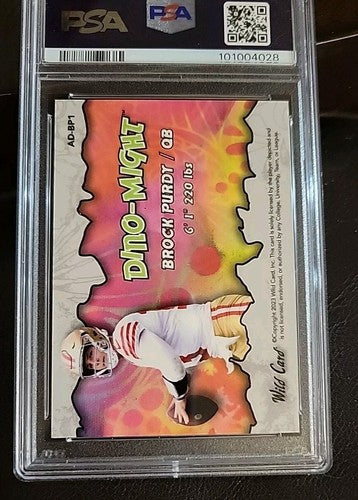 2024 Wild Card Purple Alumination DM  Brock Purdy 3/5 #AD-BP1 TRex PSA 10 Gem MT