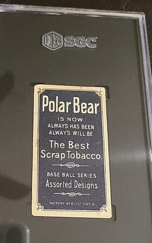 1909-11 T206 Charley O’Leary  Polar Bear Baseball Card Detroit Tigers SGC 3