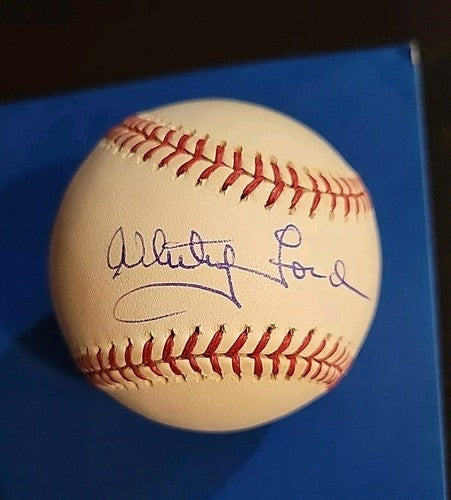 WHITEY FORD Signed Official MLB Baseball-HALL OF FAME-NEW YORK YANKEES-JSA COA