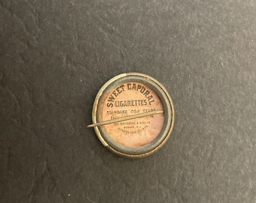 1910 P2 Sweet Caporal Pin John Evers HOF Chicago Cubs  Small Letters NR/MT