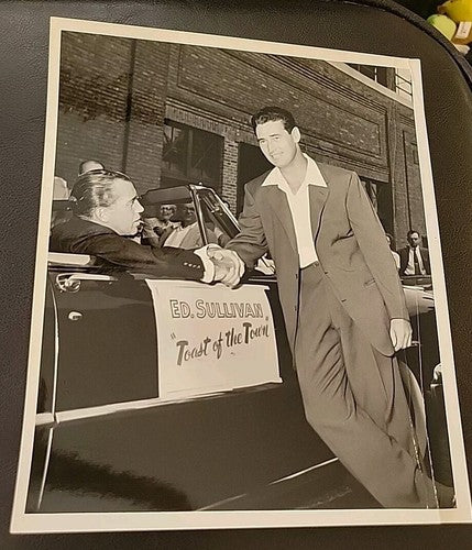 Ted Williams, Ed Sullivan 1950’s Original Baseball  Photo 8x10