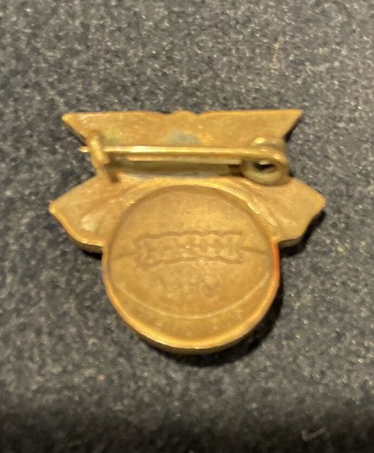 1933 Basketball Chicago American Tournament Charm PinBack. 3/4" size