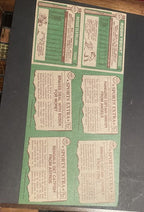 1976 Topps Uncut Baseball 6 Card sheet with #316 Robin Yount (2nd Year Card).