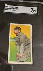1909-11 T206 Charley O’Leary  Polar Bear Baseball Card Detroit Tigers SGC 3