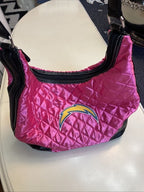 NFL Los Angeles Chargers Football Quilted Purse Hobo bag by Little Earth