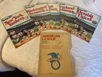 1971 Complete 5 TEAM Sets of 24 Cards Stamp ALBUM missing Balitmore in envelope