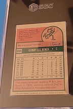1975 Topps Mini #260 Johnny Bench SGC 5 Ex